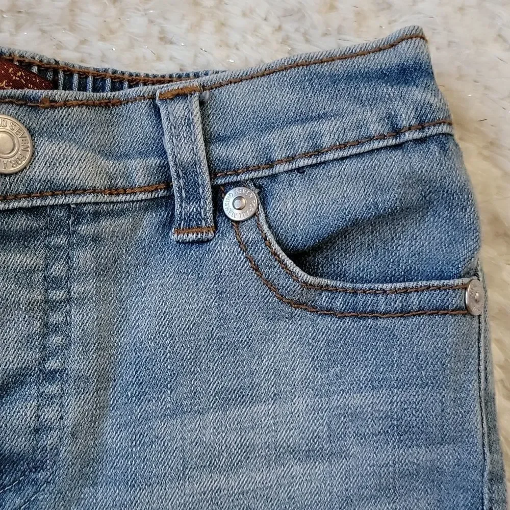 7FAM ROLLED CUFF JEAN SHORTS, SIZE 24 MONTHS